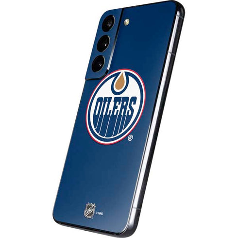 NHL Edmonton Oilers Solid Background Galaxy S22 Skin