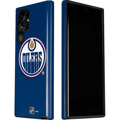 NHL Edmonton Oilers Solid Background Galaxy S22 Ultra Pro Case