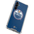 NHL Edmonton Oilers Solid Background Galaxy S23 FE Clear Case