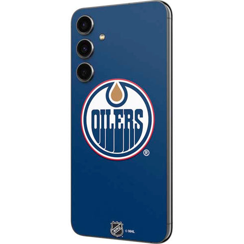 NHL Edmonton Oilers Solid Background Galaxy S23 FE Skin