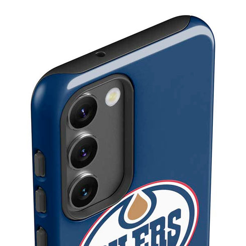 NHL Edmonton Oilers Solid Background Galaxy S23 Plus Pro Case