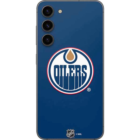 NHL Edmonton Oilers Solid Background Galaxy S23 Plus Skin