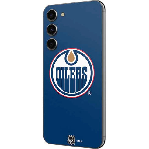 NHL Edmonton Oilers Solid Background Galaxy S23 Plus Skin