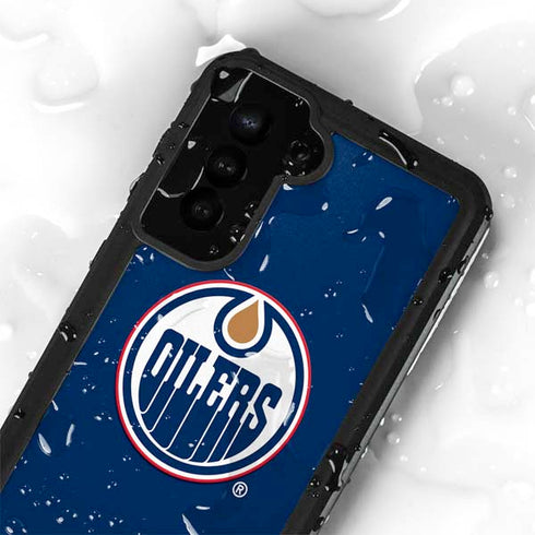 NHL Edmonton Oilers Solid Background Galaxy S23 Plus Waterproof Case