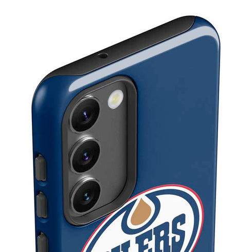 NHL Edmonton Oilers Solid Background Galaxy S23 Pro Case