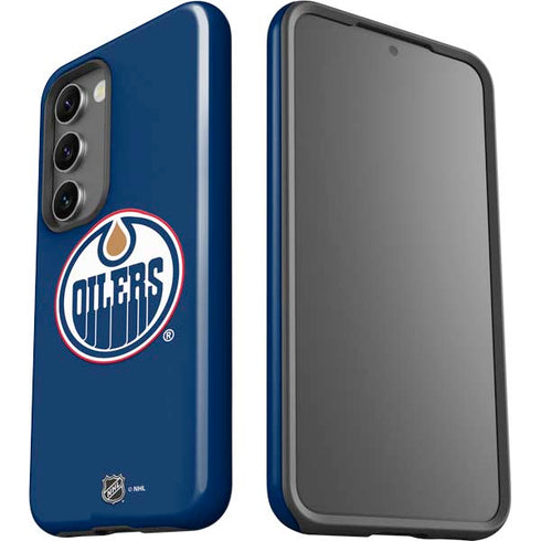 NHL Edmonton Oilers Solid Background Galaxy S23 Pro Case