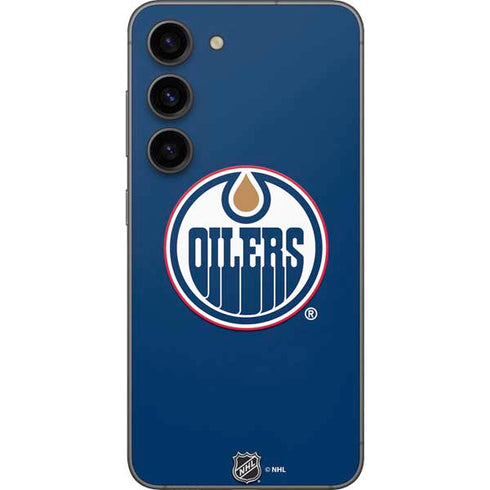 NHL Edmonton Oilers Solid Background Galaxy S23 Skin