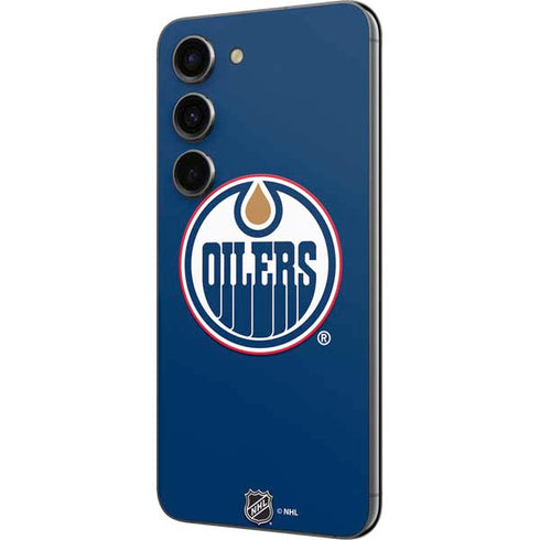 NHL Edmonton Oilers Solid Background Galaxy S23 Skin