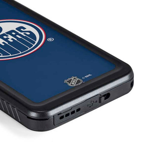 NHL Edmonton Oilers Solid Background Galaxy S23 Waterproof Case
