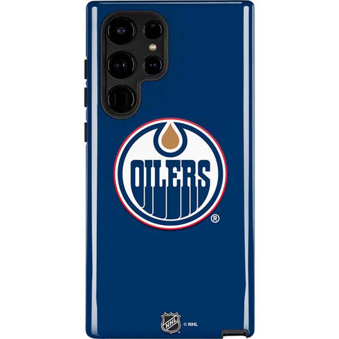NHL Edmonton Oilers Solid Background Galaxy S24 Ultra Impact Case