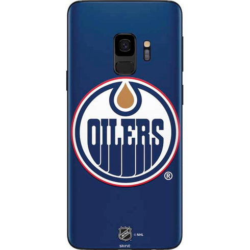 NHL Edmonton Oilers Solid Background Galaxy S9 Skin