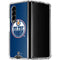 NHL Edmonton Oilers Solid Background Galaxy Z Fold4 5G Clear Case