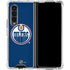 NHL Edmonton Oilers Solid Background Galaxy Z Fold4 5G Clear Case