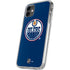 NHL Edmonton Oilers Solid Background iPhone 11 Clear Case