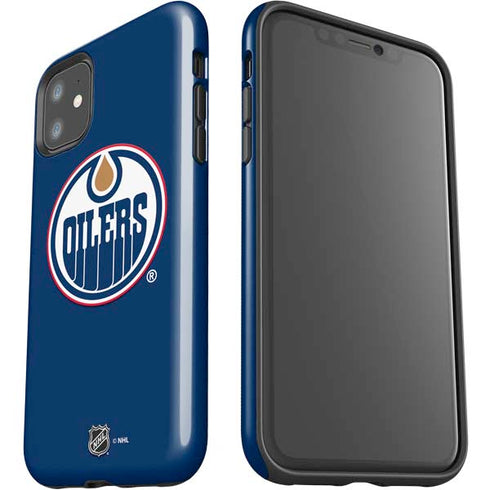 NHL Edmonton Oilers Solid Background iPhone 11 Impact Case