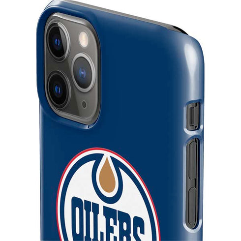 NHL Edmonton Oilers Solid Background iPhone 11 Pro Lite Case