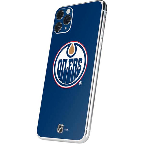 NHL Edmonton Oilers Solid Background iPhone 11 Pro Max Skin