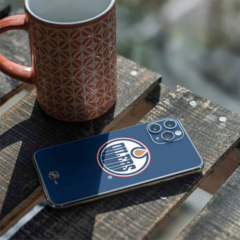 NHL Edmonton Oilers Solid Background iPhone 11 Pro Skin
