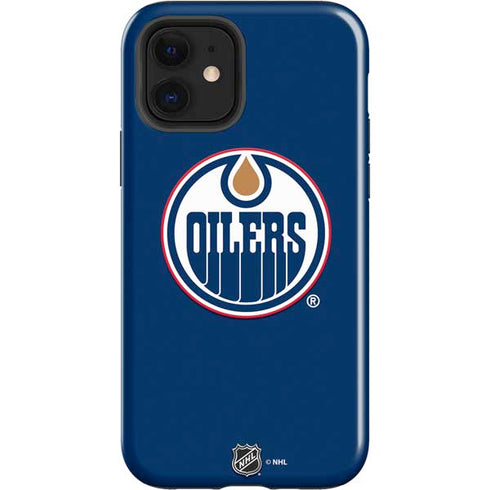 NHL Edmonton Oilers Solid Background iPhone 12 Impact Case