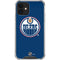 NHL Edmonton Oilers Solid Background iPhone 12 Mini Clear Case