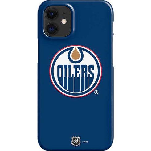 NHL Edmonton Oilers Solid Background iPhone 12 Mini Lite Case