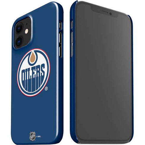 NHL Edmonton Oilers Solid Background iPhone 12 Mini Lite Case