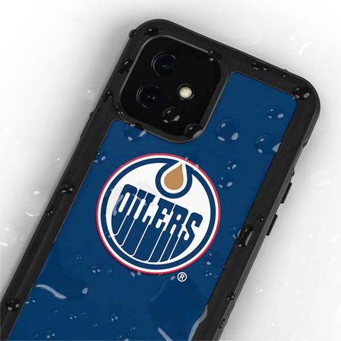 NHL Edmonton Oilers Solid Background iPhone 12 Mini Waterproof Case