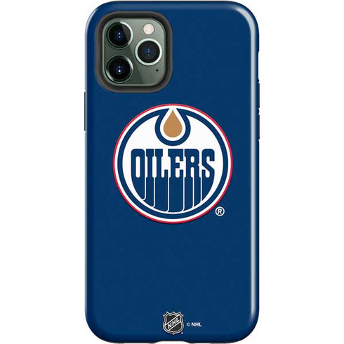 NHL Edmonton Oilers Solid Background iPhone 12 Pro Impact Case