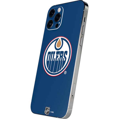 NHL Edmonton Oilers Solid Background iPhone 12 Pro Max Skin