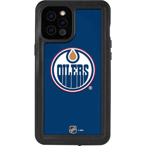 NHL Edmonton Oilers Solid Background iPhone 12 Pro Max Waterproof Case