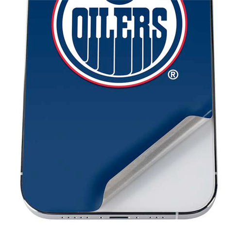 NHL Edmonton Oilers Solid Background iPhone 12 Pro Skin