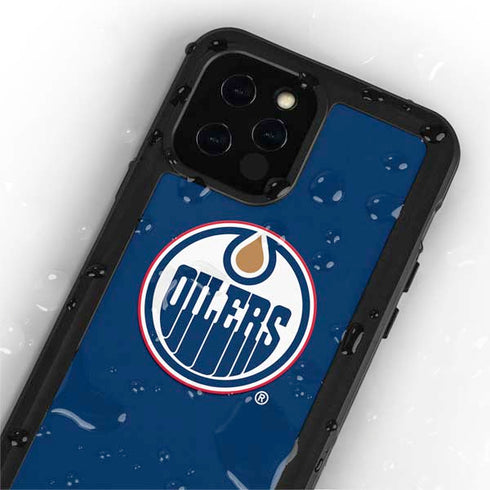 NHL Edmonton Oilers Solid Background iPhone 12 Pro Waterproof Case