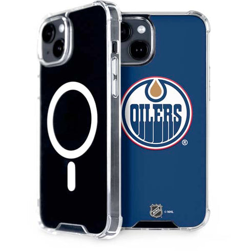 NHL Edmonton Oilers Solid Background iPhone 13 MagSafe Case