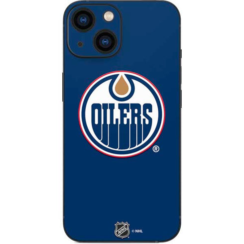 NHL Edmonton Oilers Solid Background iPhone 13 Mini Skin