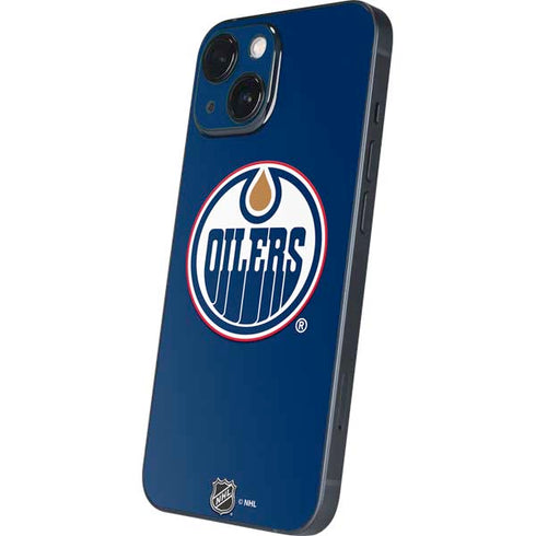 NHL Edmonton Oilers Solid Background iPhone 13 Mini Skin
