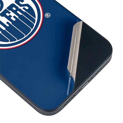 NHL Edmonton Oilers Solid Background iPhone 13 Mini Skin
