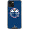 NHL Edmonton Oilers Solid Background iPhone 14 Clear Case
