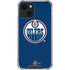 NHL Edmonton Oilers Solid Background iPhone 14 Clear Case