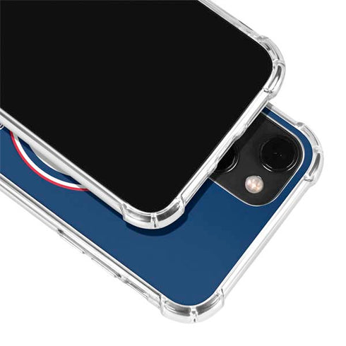 NHL Edmonton Oilers Solid Background iPhone 14 Clear Case