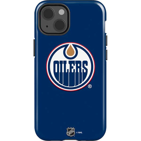 NHL Edmonton Oilers Solid Background iPhone 15 Impact Case