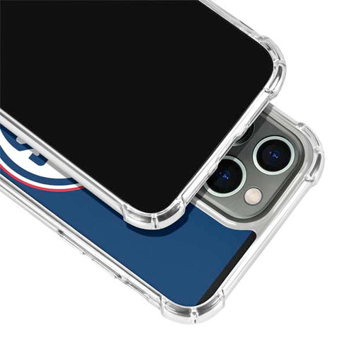 NHL Edmonton Oilers Solid Background iPhone 14 Pro Clear Case