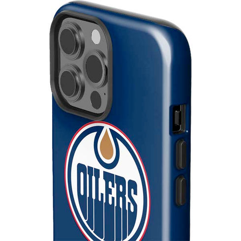 NHL Edmonton Oilers Solid Background iPhone 15 Pro Max Impact Case