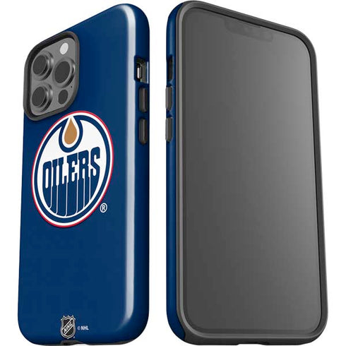 NHL Edmonton Oilers Solid Background iPhone 15 Pro Max Impact Case