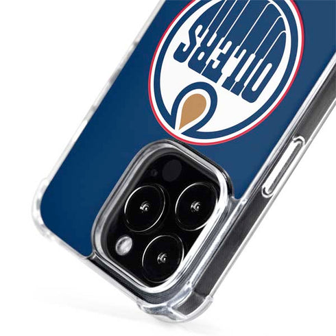NHL Edmonton Oilers Solid Background iPhone 14 Pro Max MagSafe Case