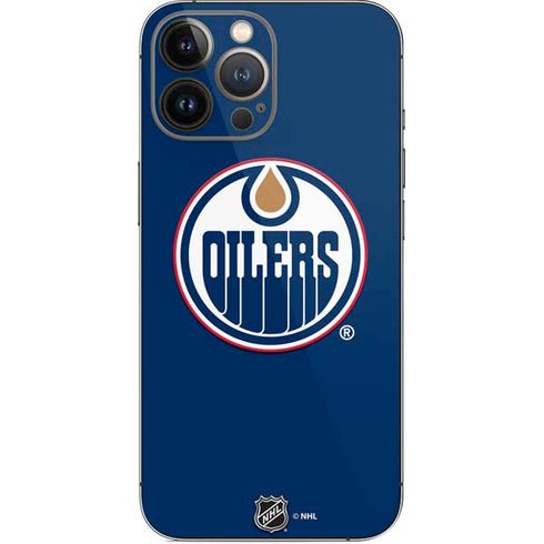 NHL Edmonton Oilers Solid Background iPhone 14 Pro Max Skin