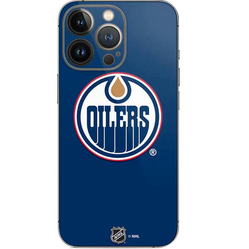 NHL Edmonton Oilers Solid Background iPhone 14 Pro Skin