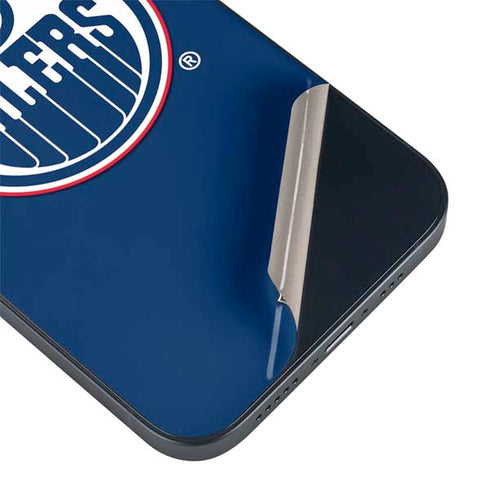 NHL Edmonton Oilers Solid Background iPhone 14 Skin