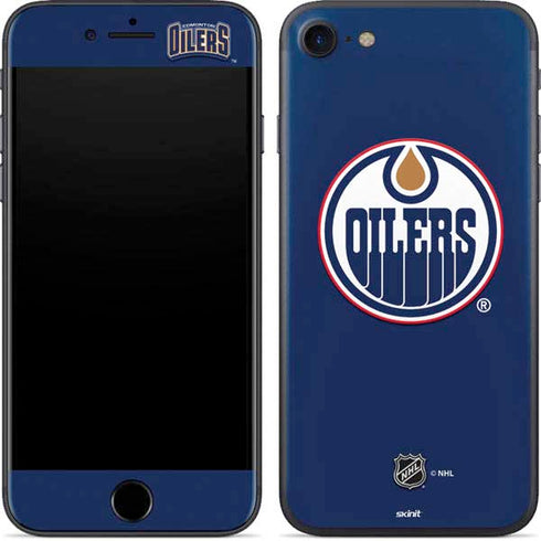 NHL Edmonton Oilers Solid Background iPhone 8 Skin