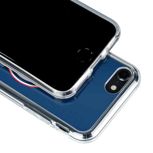 NHL Edmonton Oilers Solid Background iPhone SE (2nd & 3rd Gen) Clear Case