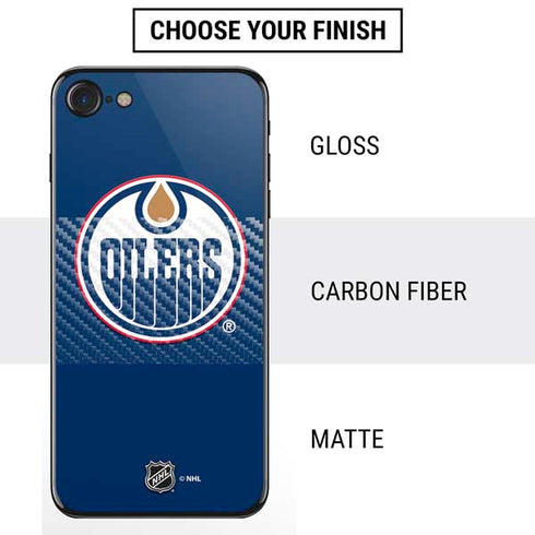 NHL Edmonton Oilers Solid Background iPhone SE (2nd & 3rd Gen) Skin